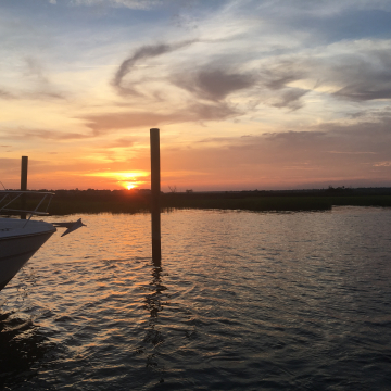 Sunset over the Stono Sunset over the Stono